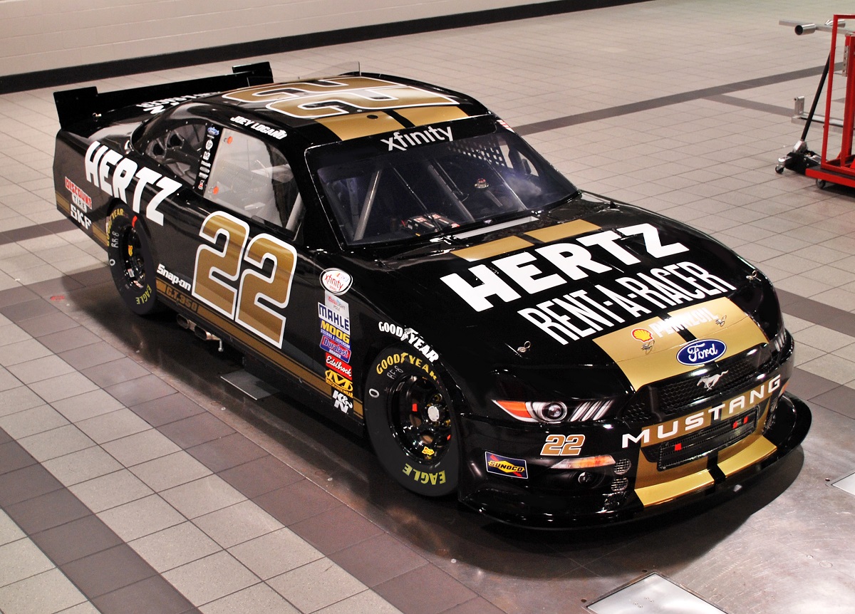 Joey Logano Team Penske and Hertz Announce Special Paint Scheme for