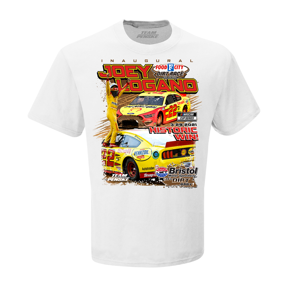 Joey Logano – JL Inaugural Dirt Race Win Car T-Shirt