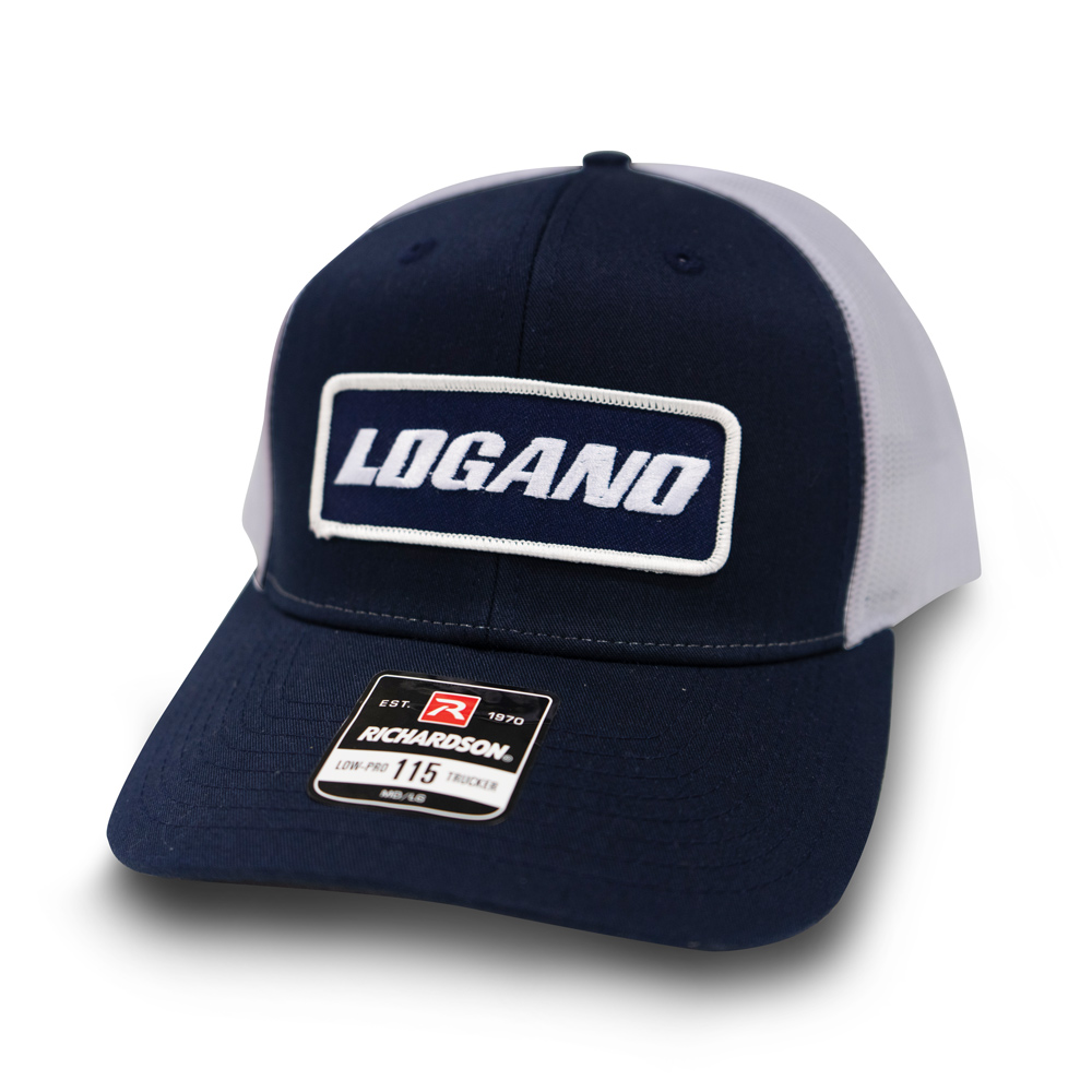 Joey Logano – Team JL Navy Leather Patch New Era 39Thirty Hat